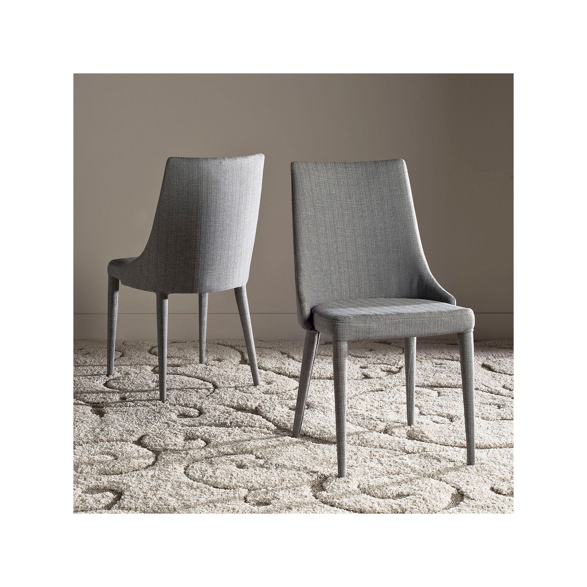 Safavieh Linen Summerset Side Chair, Linen Gray