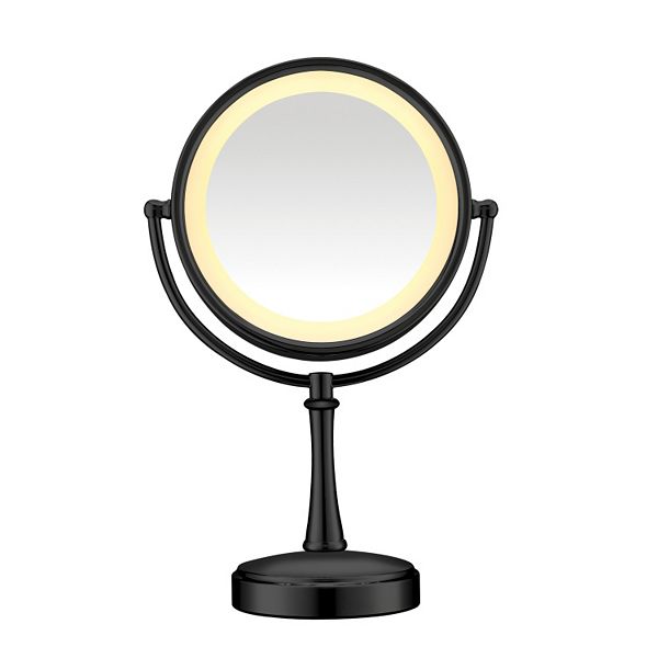 Conair Touch Control Lighted Vanity Mirror, Magnifying Makeup Mirror 7×7
