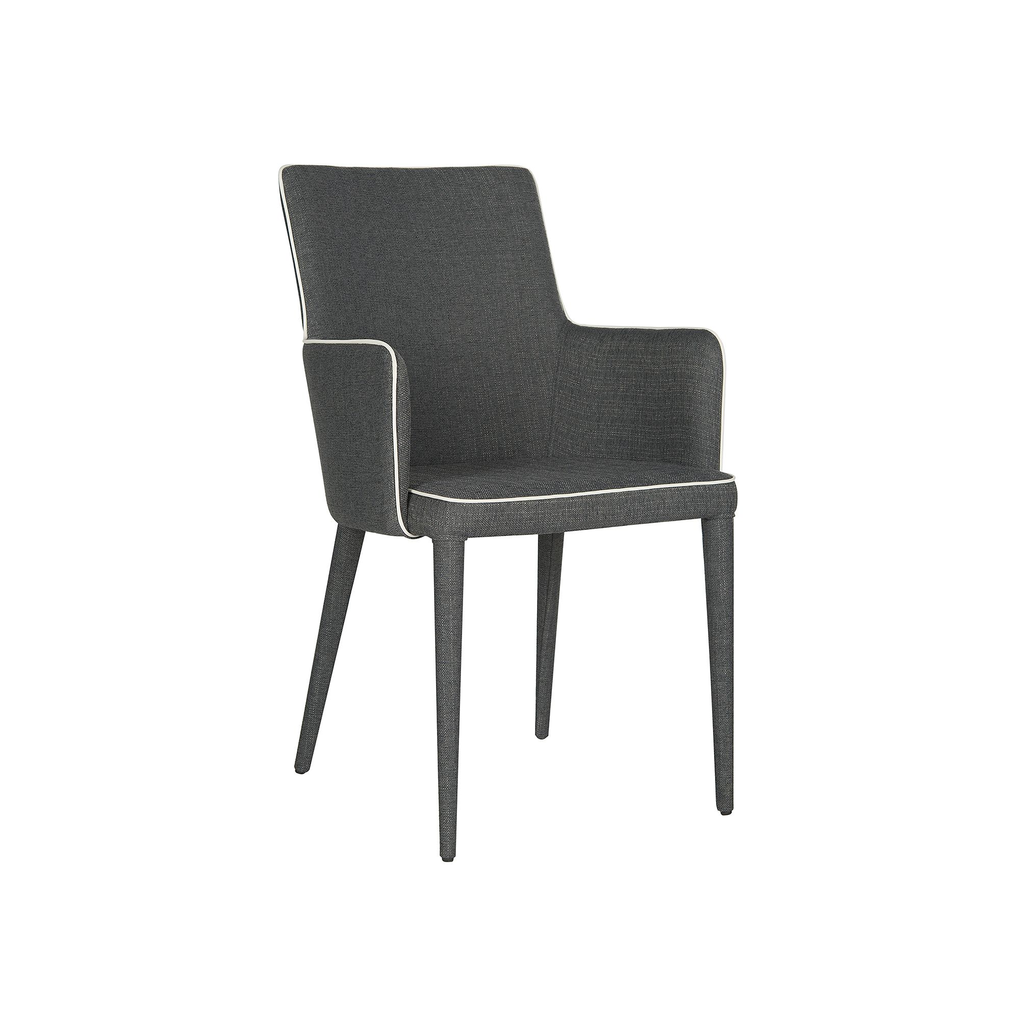 Safavieh Summerset Linen Arm Chair, Gray White