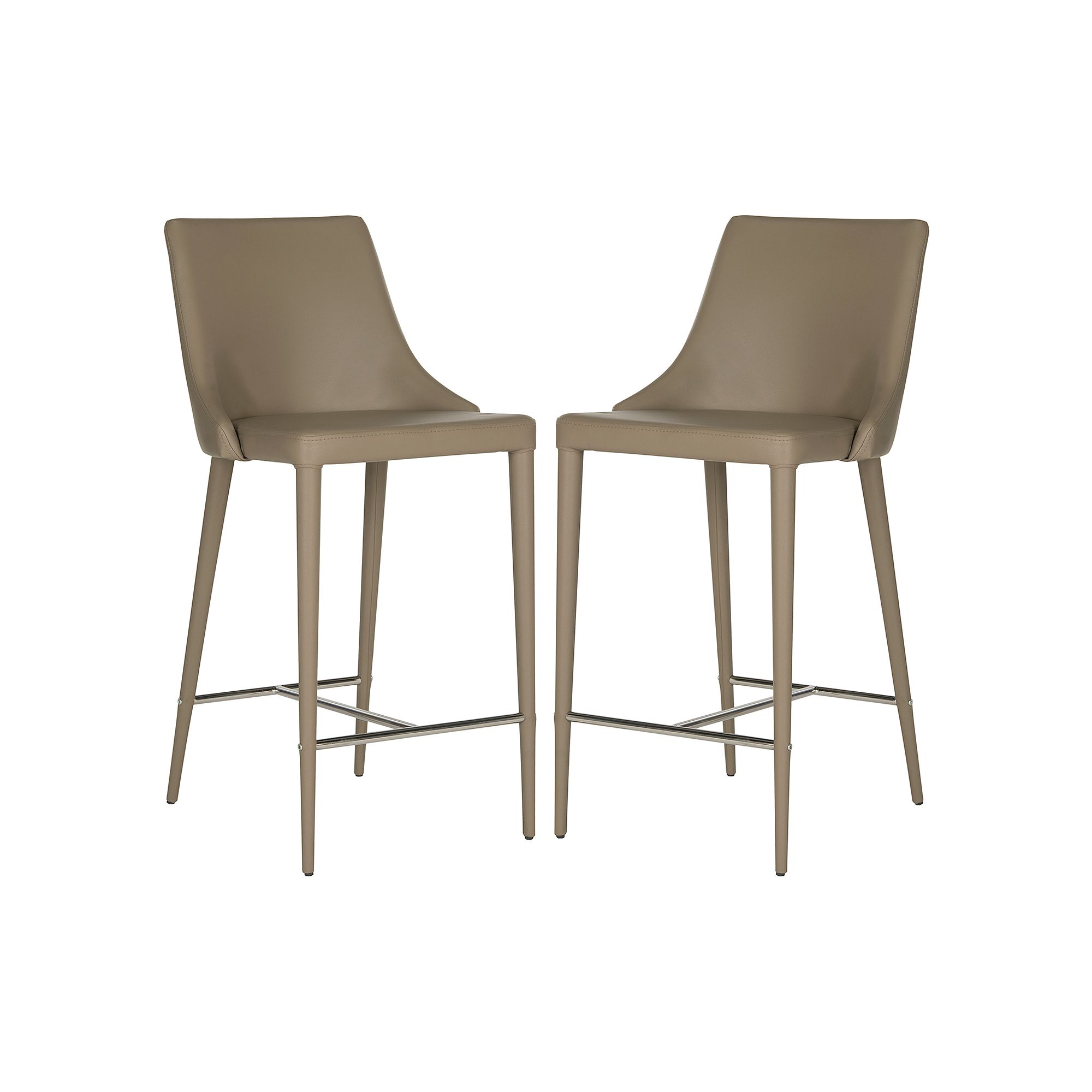 Safavieh Summerset Counter Stool 2-piece Set, Brown