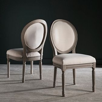 Safavieh Holloway Oval Side Chair 2 pc Set