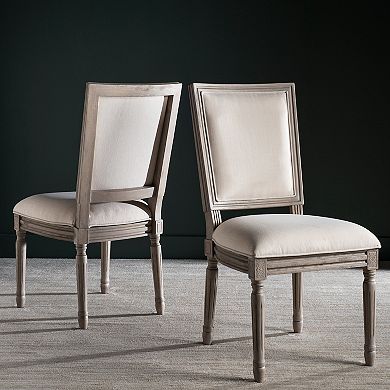 Safavieh Buchanon Rectangular Side Chair 2-Piece Set