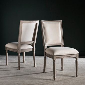 Safavieh Buchanon Rectangular Side Chair 2 pc Set