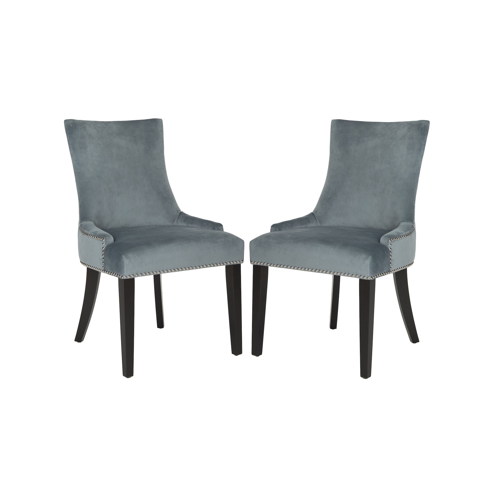 Safavieh Lester Chic Dining Chair 2-Piece Set, Blue