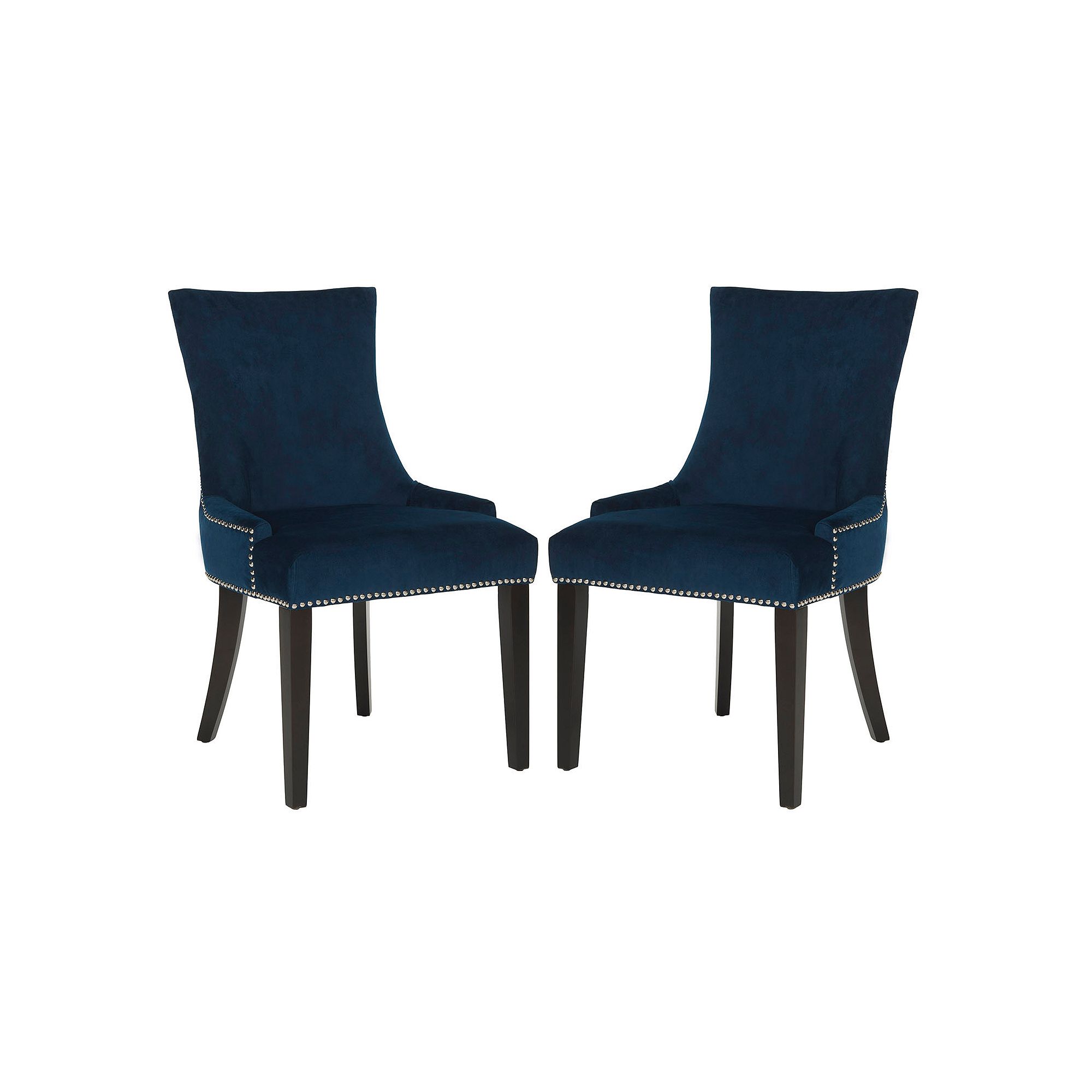 Safavieh Lester Chic Dining Chair 2-Piece Set, Blue