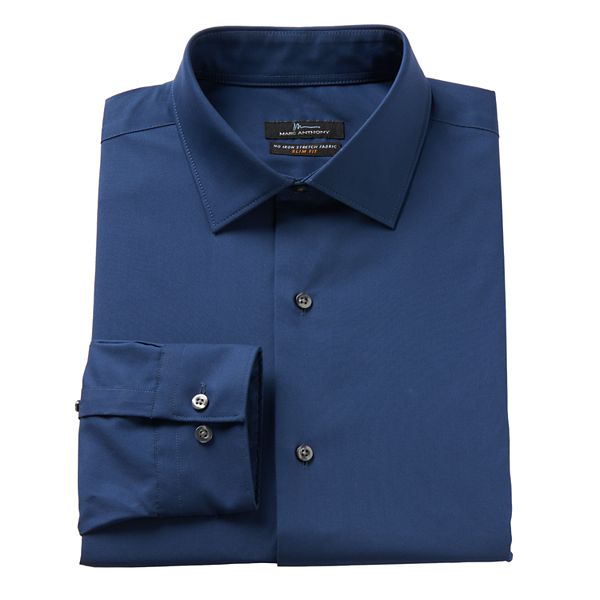 Kohls mens best sale slim fit shirts