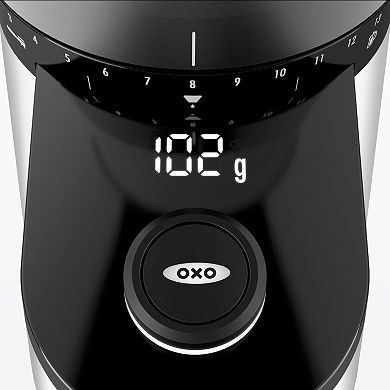 OXO Brew Conical Burr Coffee Grinder with Integrated Scale