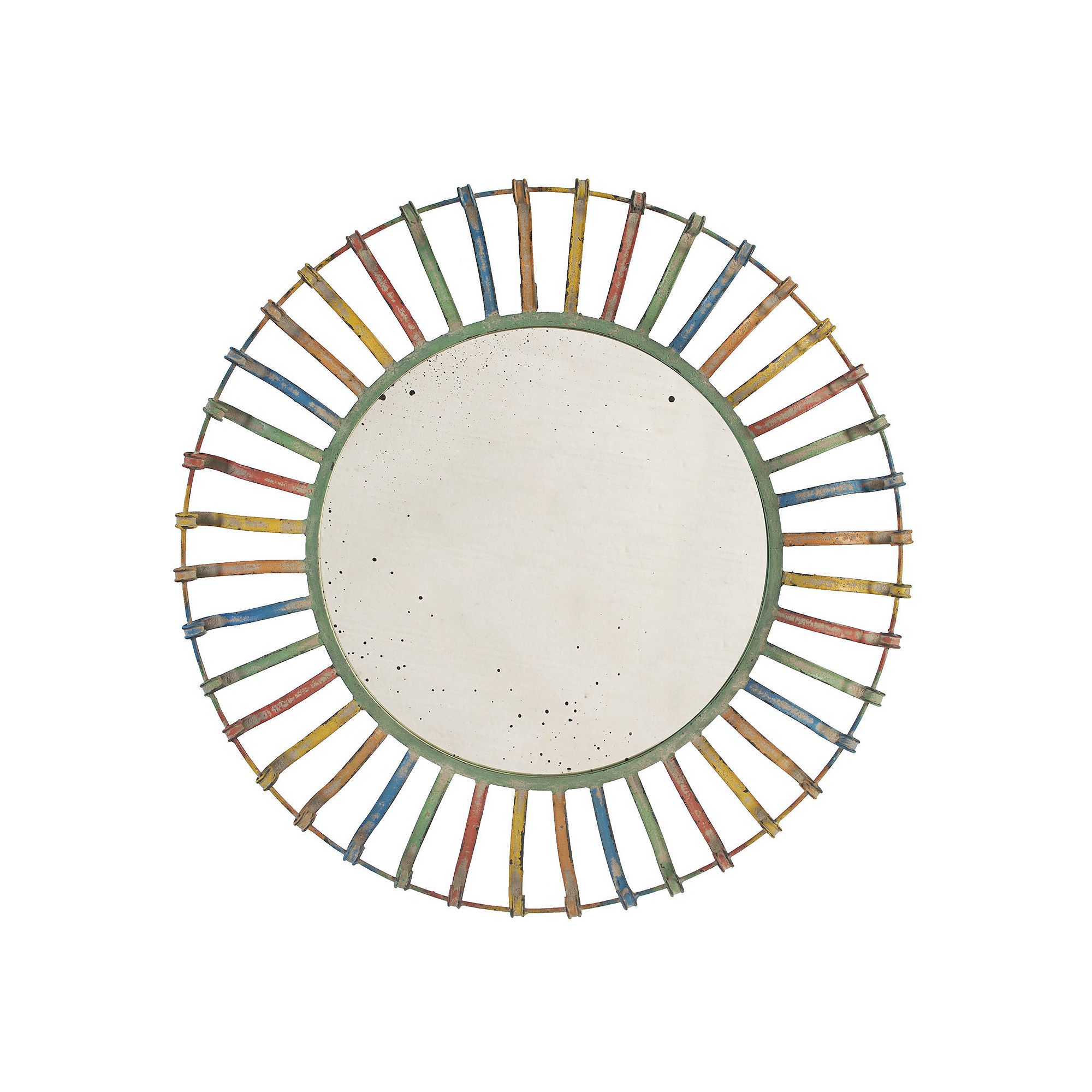 27 Multi-Color Wall Mirror, Multicolor