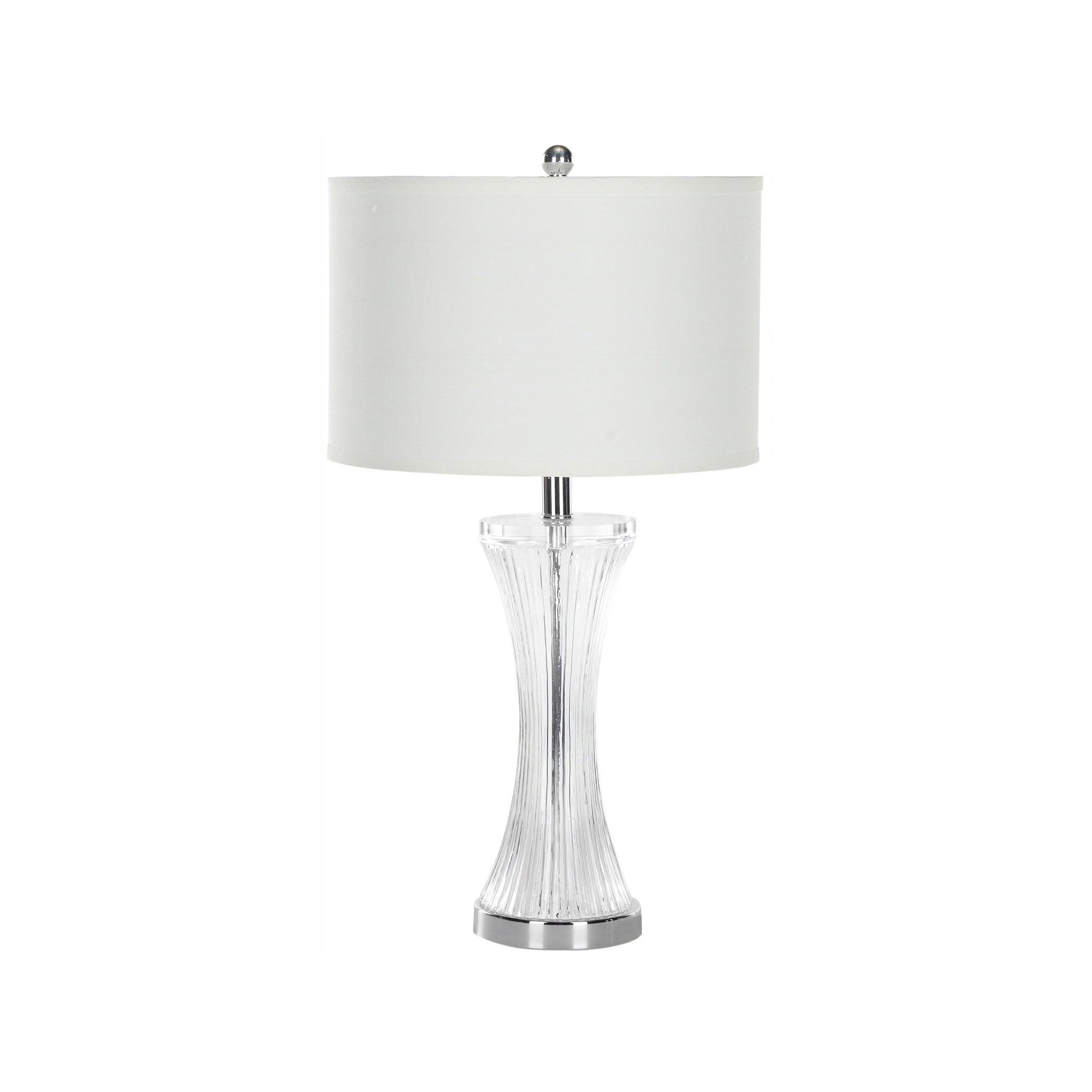 Safavieh Zelda Glass Table Lamp, Clear