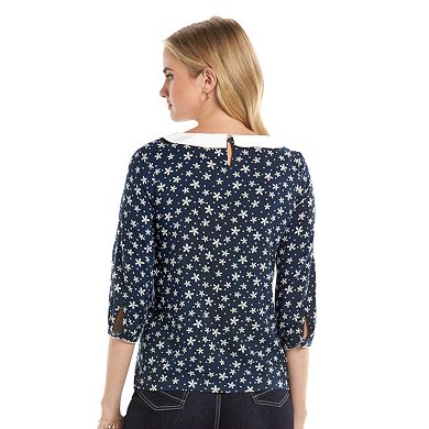 Disney's Minnie Rocks the Dots a Collection by LC Lauren Conrad Collared Top - Women's