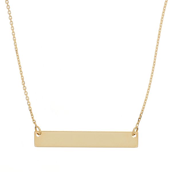 Kohls 14k store gold necklace