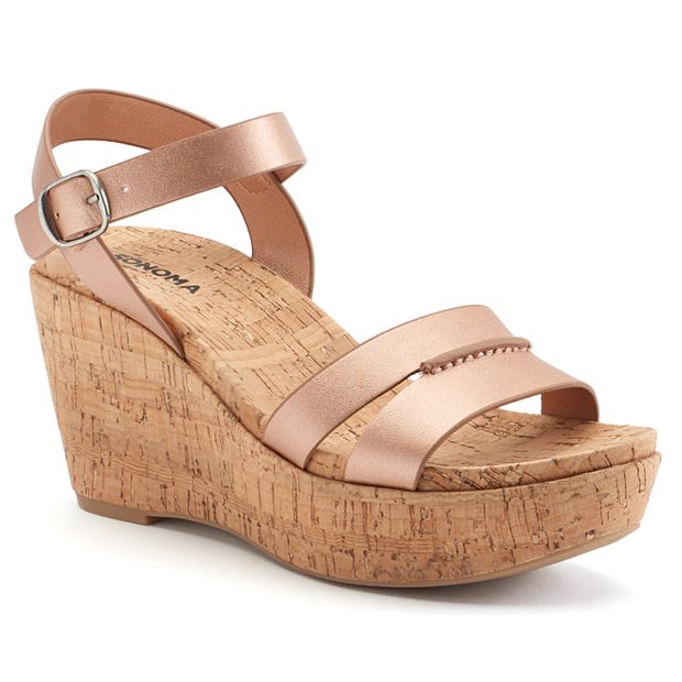 Kohl's sonoma cheap wedge sandals