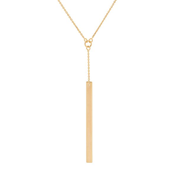 Kohls gold bar necklace sale