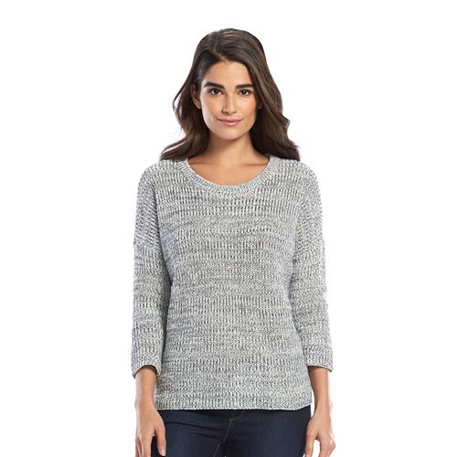 Women's SONOMA Goods for Life® Drop-Shoulder Crewneck Sweater