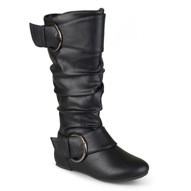 Journee Girls Buckle Boots