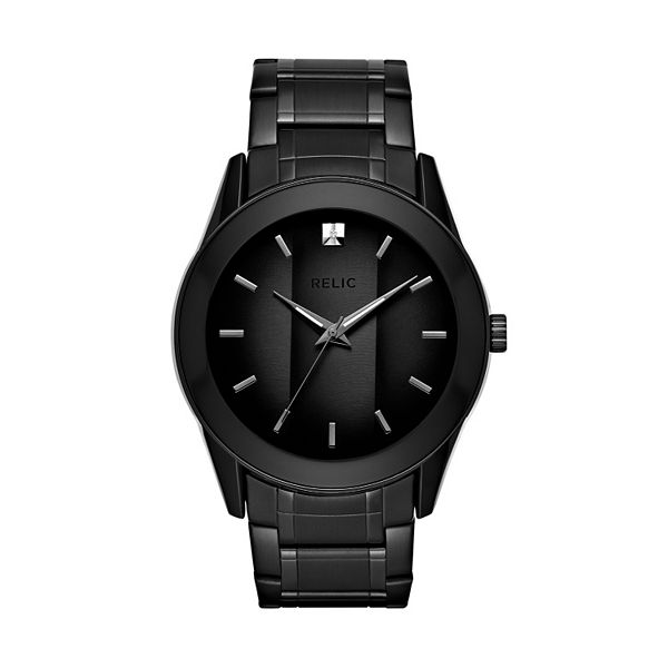 Black fossil 2025 watch with diamond