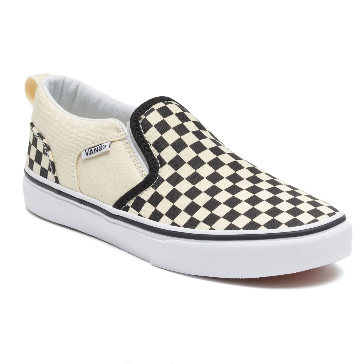 asher checkerboard vans