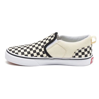 Vans Asher Kid's Checkered Skate Shoes