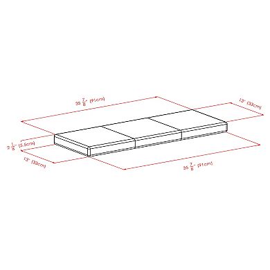 Winsome Boris Bench Seat Cushion