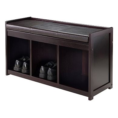 Winsome Addison 2-Piece Storage Bench Set