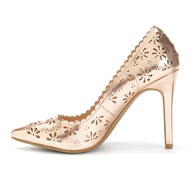 LC Lauren Conrad Women's Floral Pumps