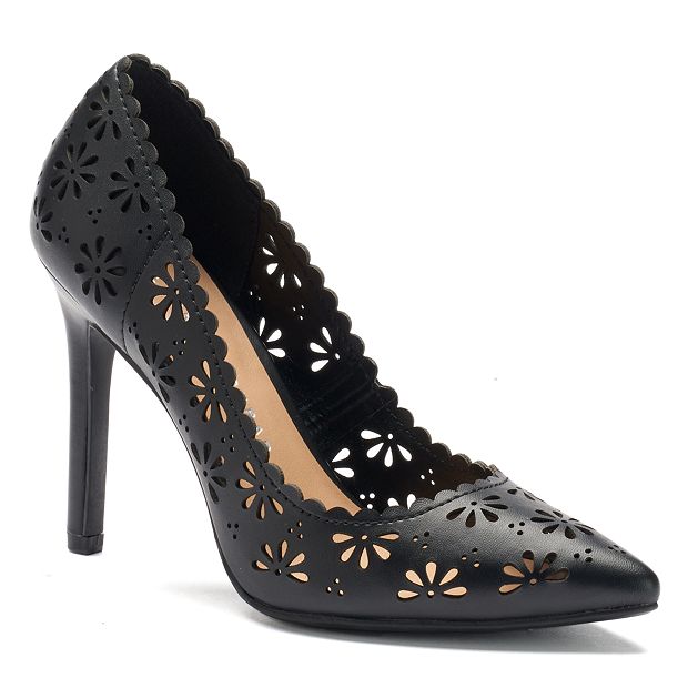 LC Lauren Conrad Women's Floral Pumps