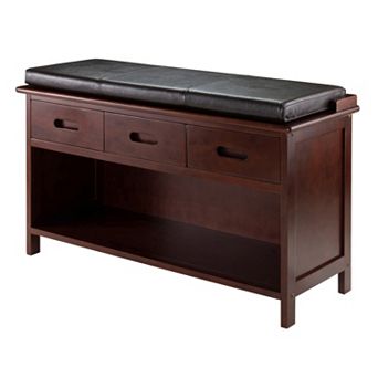Winsome Adriana 2 pc Storage Bench Set