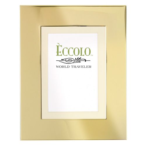 World Traveler Wide Border Gold Frame