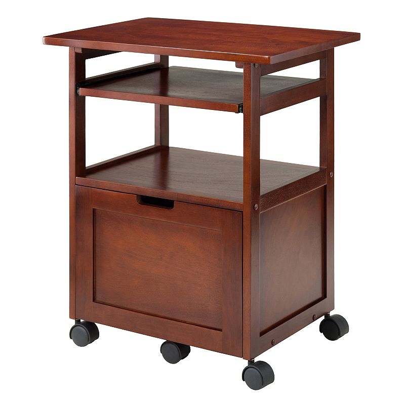 Winsome Piper Work Cart, Brown