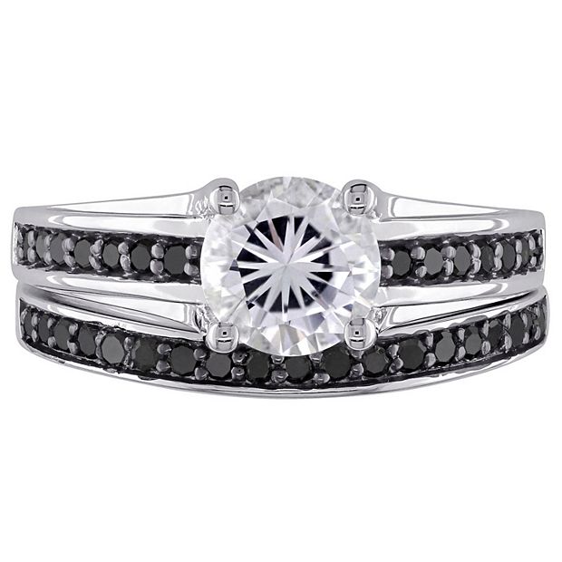 Stella Grace Sterling Silver Lab Created White Sapphire 1 3