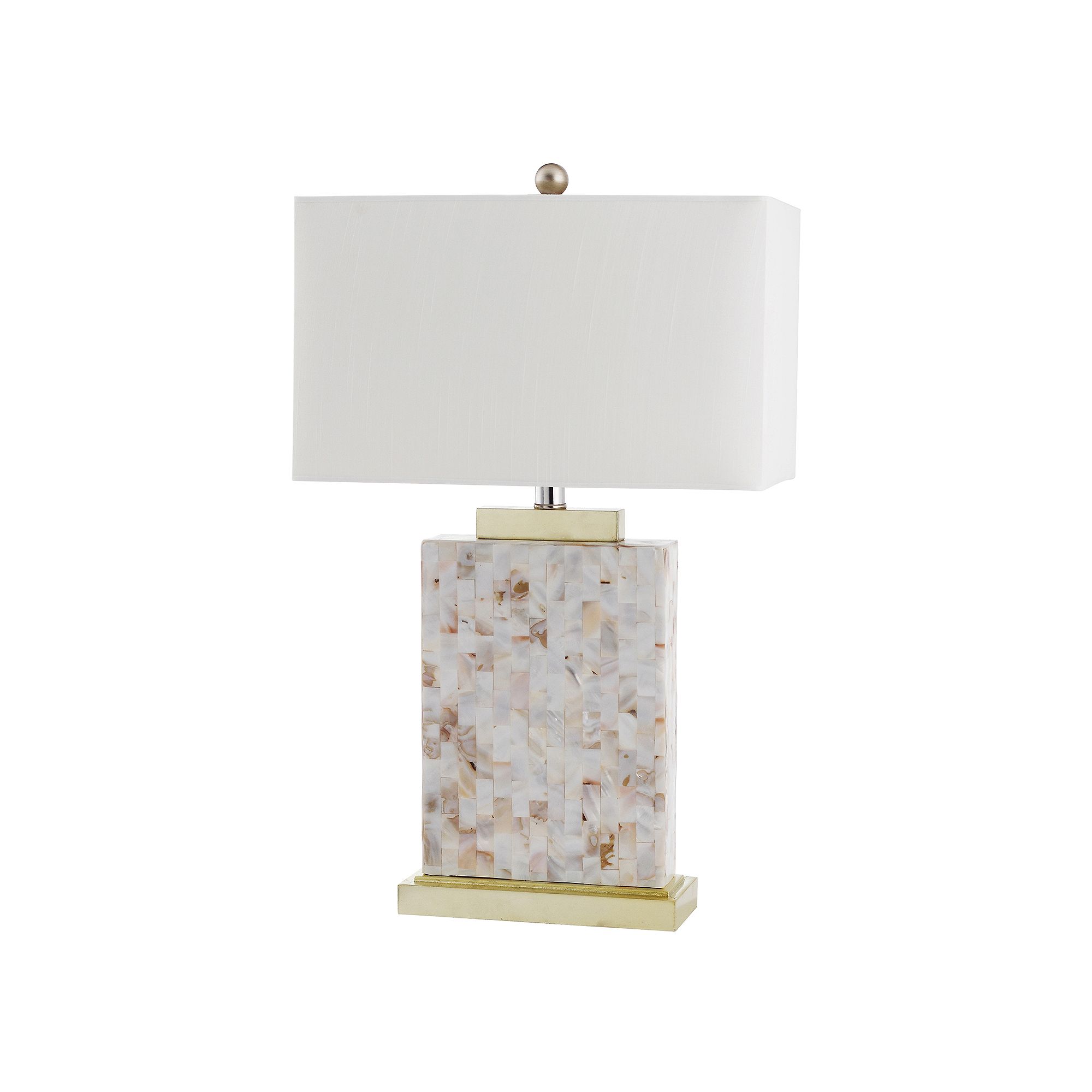 Safavieh Tory Shell Table Lamp, White