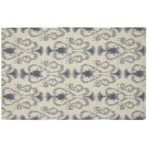 Nourison Siam Faded Ikat Wool Rug