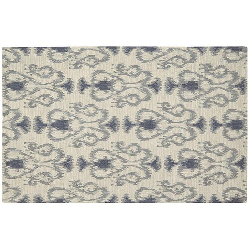 Nourison Siam Faded Ikat Wool Rug