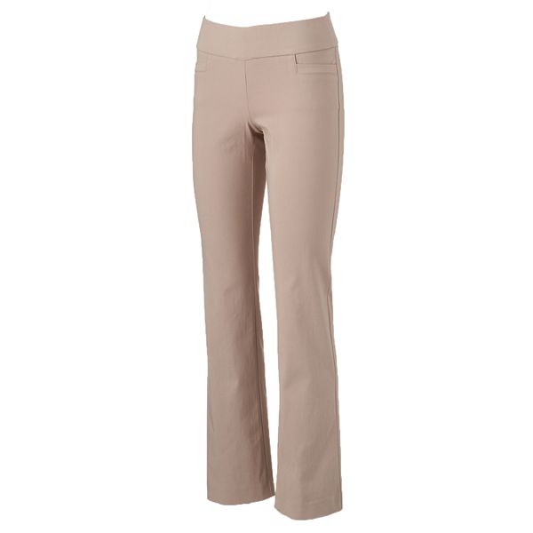 Women's Apt. 9® Brynn Millennium PullOn Bootcut Dress Pants