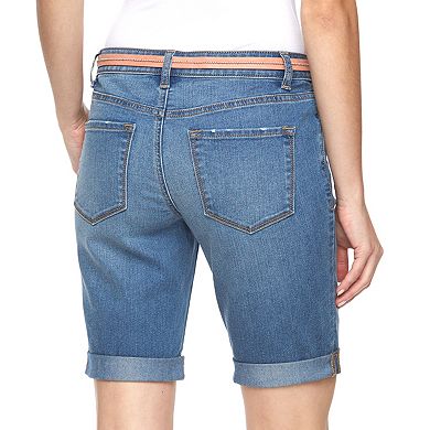 Women's Apt. 9® Modern Fit Jean Bermuda Shorts