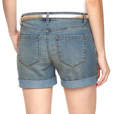 Women's Apt. 9® Modern Fit Cuffed Jean Shorts