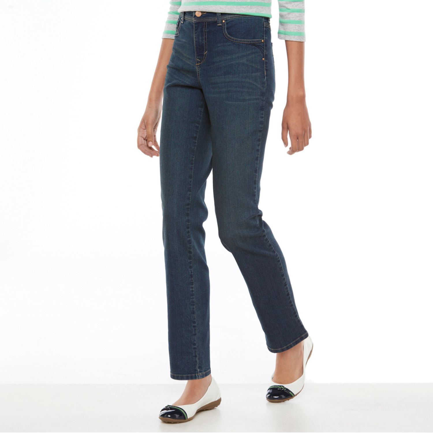 gloria vanderbilt avery straight leg jeans