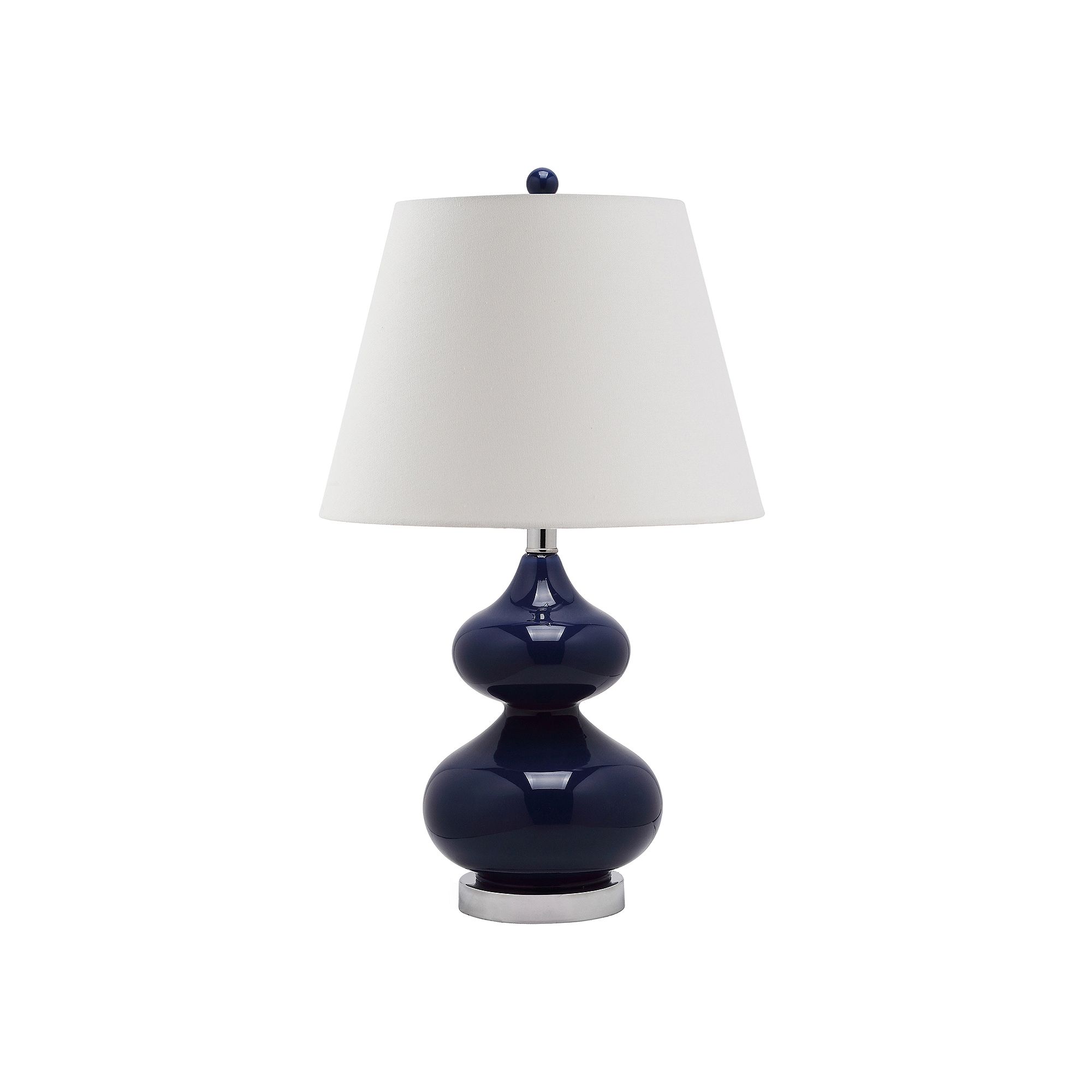 LITS4086B Safavieh Eva Double Gourd Glass Lamp, Blue sku LITS4086B