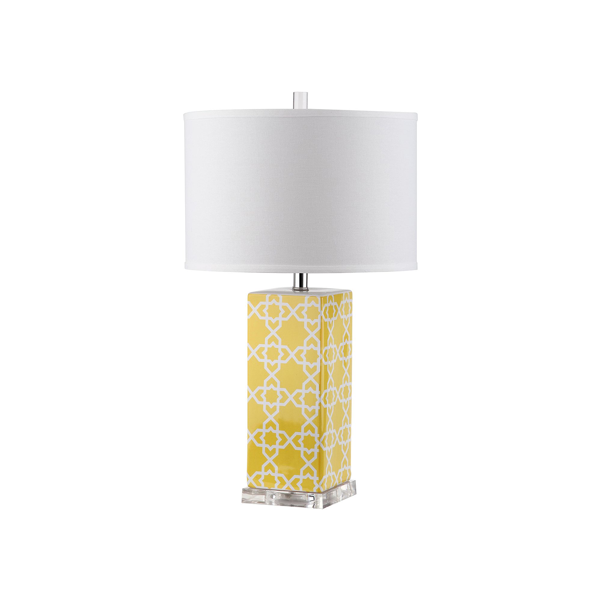 Safavieh Quatrefoil Table Lamp, Yellow