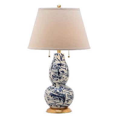 Safavieh Color Swirls Glass Table Lamp