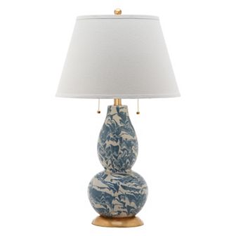 Safavieh Color Swirls Glass Table Lamp