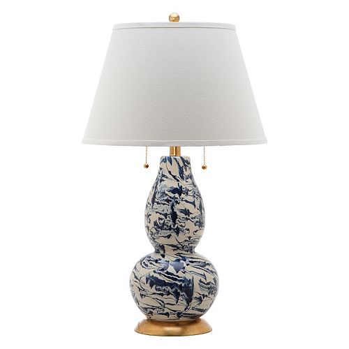 Safavieh Color Swirls Glass Table Lamp