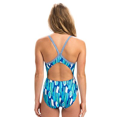Plus Size Dolfin Uglies V-2 Back One Piece Swimsuit
