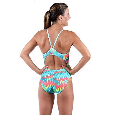 Plus Size Dolfin Uglies V-2 Back One Piece Swimsuit