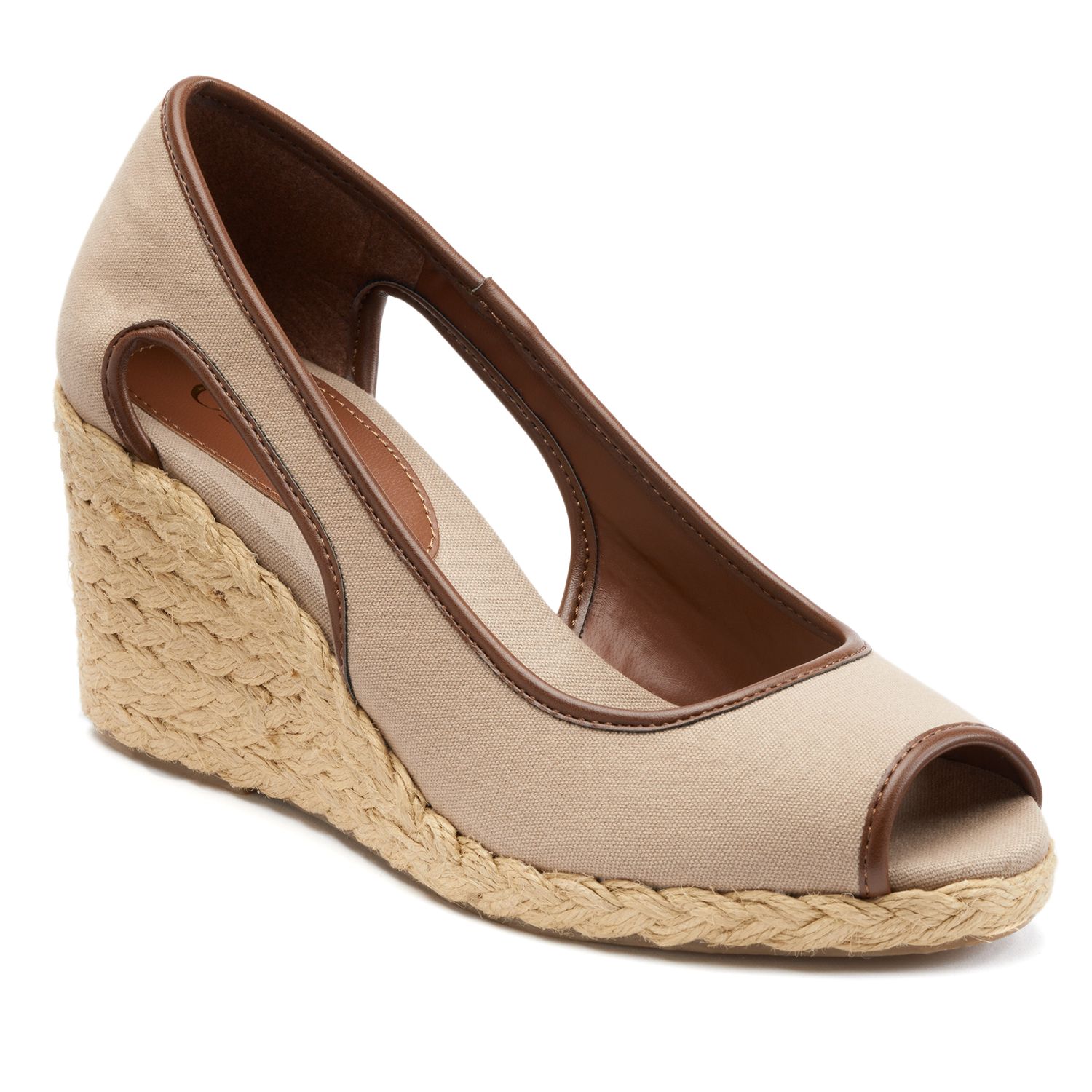 chaps espadrille wedge