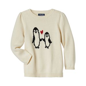 Girls 4-6x Chaps Penguin Sweater