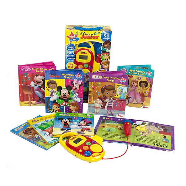 Disney S Sing With Me Disney Jr Sing Along Music Player 8 Book Set