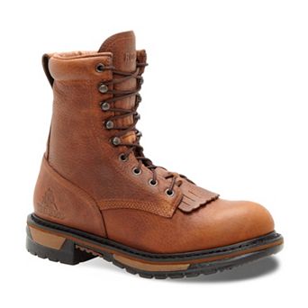 Rocky Original Ride Lacer 8 in Waterproof Western Men's Work Boots