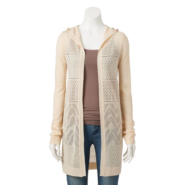 Kohls hotsell hooded cardigan