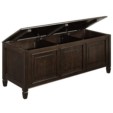 Simpli Home Connaught Storage Trunk Bench